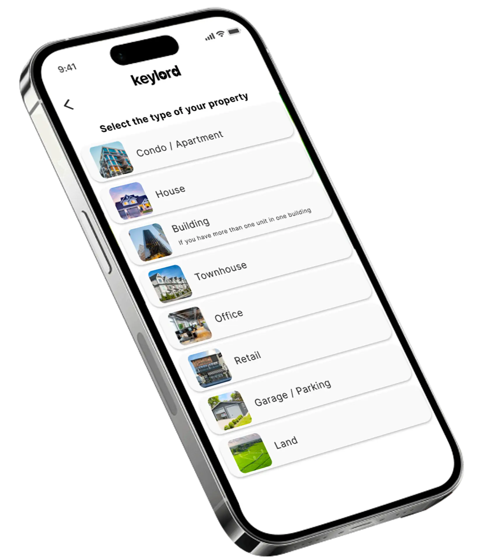 one phone showing Keylord feature